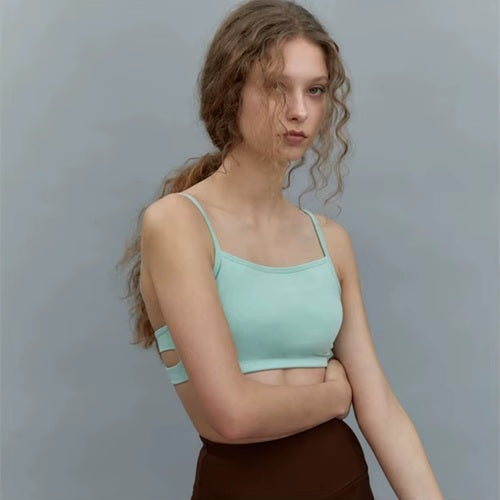 Curvear Women Compression Comfortable Supportive Quick Dry Running Bra Summer New Outdoor Exercise Fitness Yoga Bra.