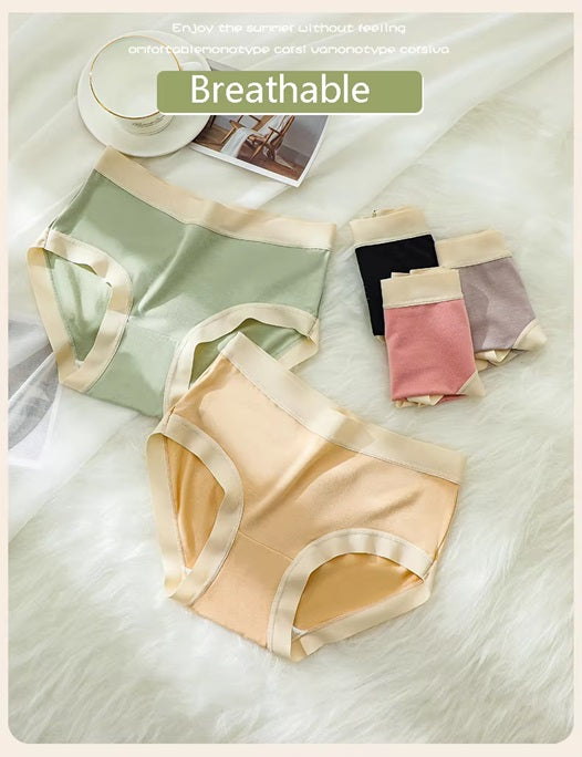 Curvear High Waist Cotton Women's Panties Body Shaper Underwear Breathable Panty Sexy Ladies Briefs Seamless Lingerie Female Underpants. 2 set