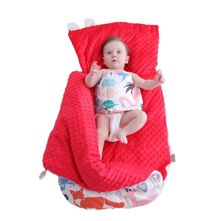 Curvear baby Sleeping Bag Anti-Kick, Safe Cotton Sleep Bag for Infants 0-12 Months, Comfortable, Cute Design for Boys and Girls.