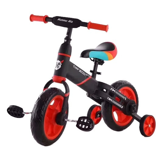 Curvear 4-in-1 Balance Bikes, Balance Bike for Children, Children's Tricycle Multi Tricycle for Children from 3 Years to 5 Years.