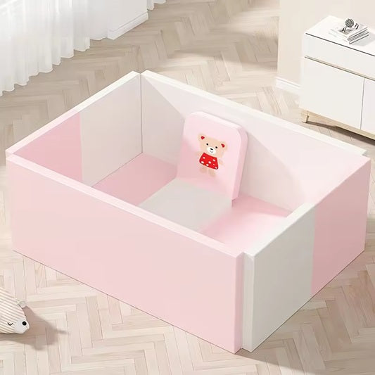 Curvear Home Baby Play Mat Soft Crawling Mat with Game Guardrail - Comfortable and Safe for Babies and Toddlers.