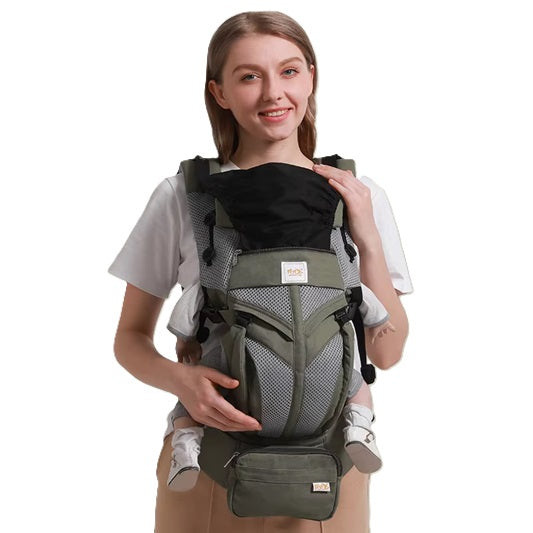 Curvear Children's Baby Carriers, Front and Rear Dual-use Newborn Scarves, and Baby Baby Products for Carrying Babies on Their Backs.