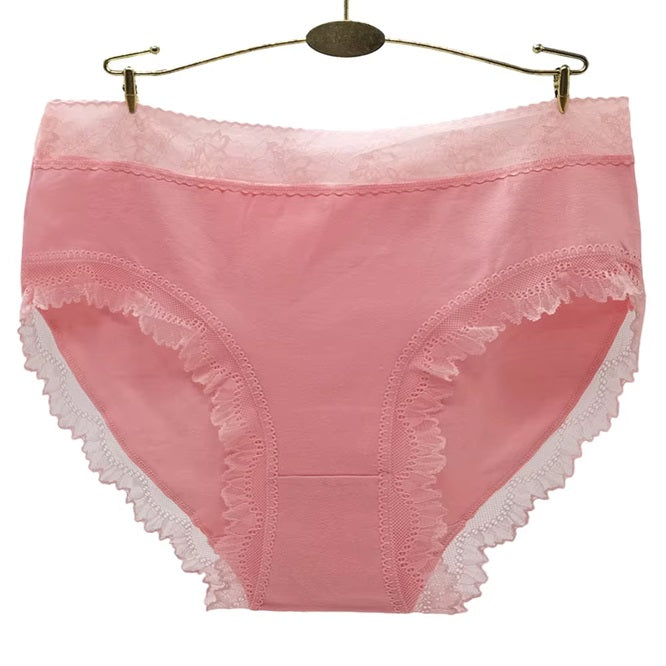 Curvear Plus Size Women's Cotton Underwear, Soft, Breathable Elastic Panties for Daily Wear, Large Size Comfortable and Stretchy Ladies Briefs. pack of 3