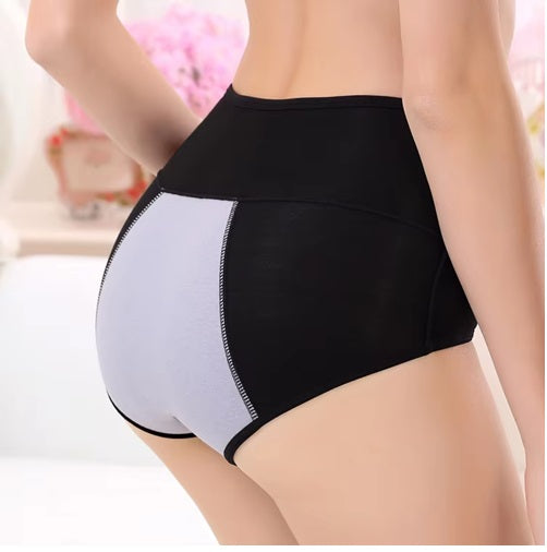 Curvear High Waist Large Plus Size Basic 100% Cotton Underpants Panties Custom Underwear Briefs for Women Ladies. 2 set