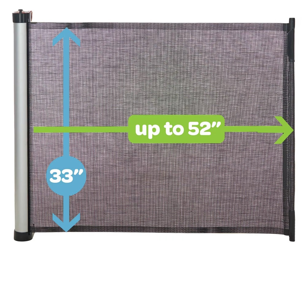 Curvear Gate for Stairs, Mom's Choice Awards Winner-Dog Gate for Doorways, Auto Close Safety Pet Gate for Dogs Indoor, Easy Install Pressure Mounted Child Gate with Walk.