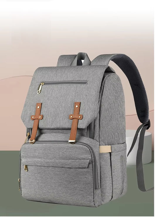 Curvear Diaper Bag Backpack, Maternity Nappy Changing Bags Multifunction Waterproof Travel Back Pack with Stroller Straps, Unisex and Stylish.