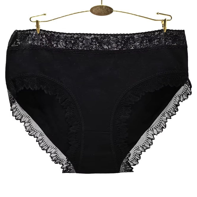 Curvear Plus Size Women's Cotton Underwear, Soft, Breathable Elastic Panties for Daily Wear, Large Size Comfortable and Stretchy Ladies Briefs. pack of 3