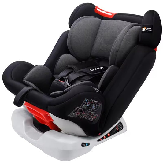 Curvear Baby Child Safety Car Seat with 360 Rotation for 0-12 Year Old - Adjustable, Comfortable, and Secure Baby Car Seat.