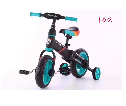 Curvear 4-in-1 Balance Bikes, Balance Bike for Children, Children's Tricycle Multi Tricycle for Children from 3 Years to 5 Years.
