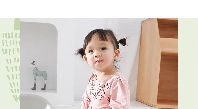 CURVEAR ®️2 Pairs of Non-Slip Baby Socks for 0-3 Years, Spring & Summer, Two-Color Design.