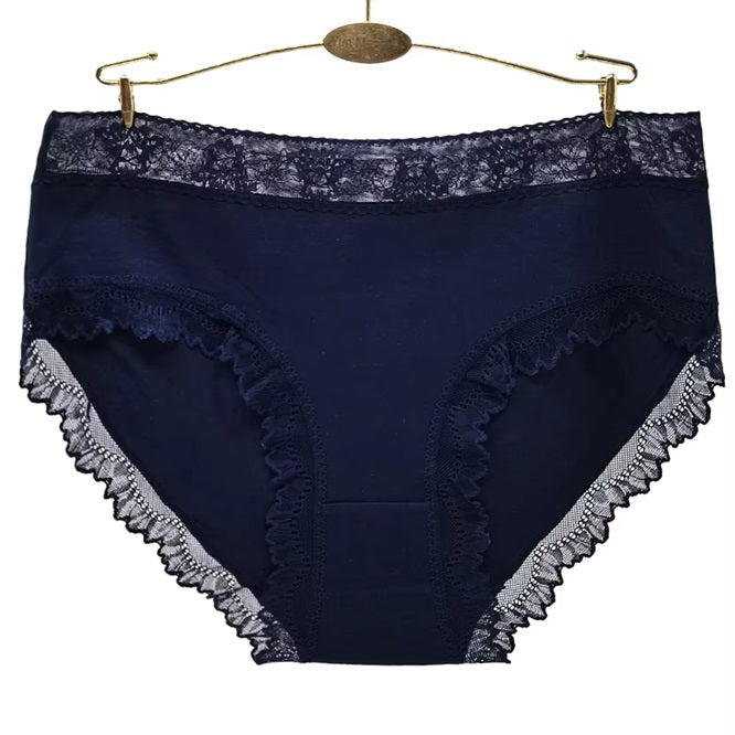 Curvear Plus Size Women's Cotton Underwear, Soft, Breathable Elastic Panties for Daily Wear, Large Size Comfortable and Stretchy Ladies Briefs. pack of 3