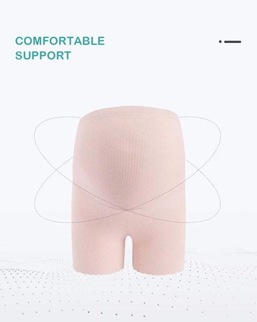 Curvear Women Sexy High Waist Pregnancy Adjustable Belly Summer Cotton Safety Sleep Maternity Shorts.