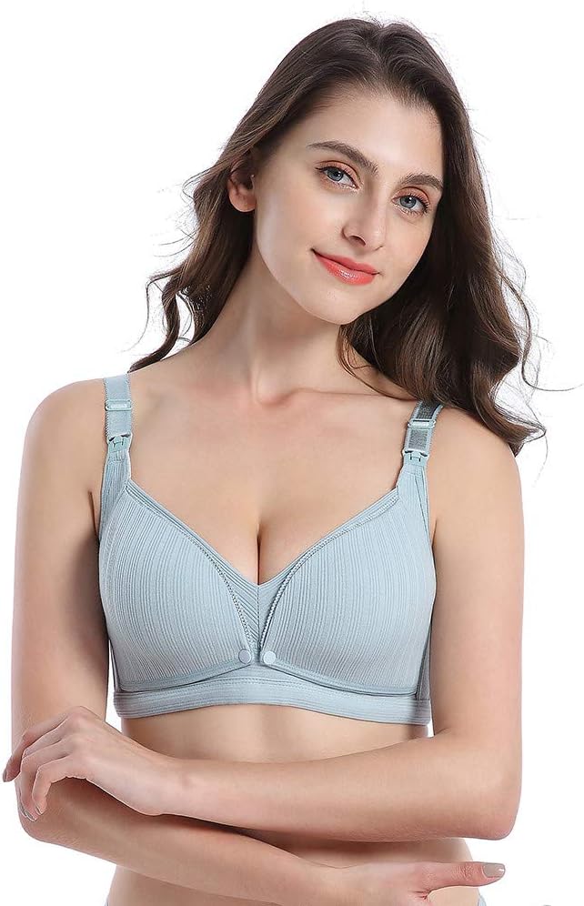 Curvear Seamless Nursing Bra Motherhood Maternity Bra Breathable Pregnant Women Breastfeeding Bra.