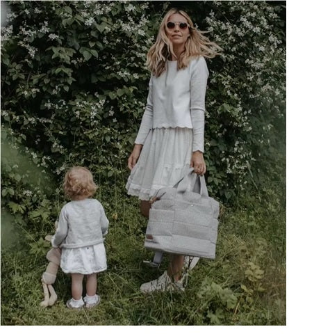 Curvear New Design 2025 Mommy Bags Organic Cotton Diaper Bag Backpack Waterproof Travel Baby Diaper Bags.