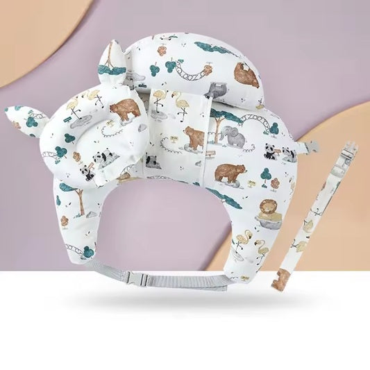 Curvear Four Seasons Universal Newborn Breastfeeding Pillow New Baby Feeding Pillow Multi-purpose Pregnant Women's Waist Protect Pillow.