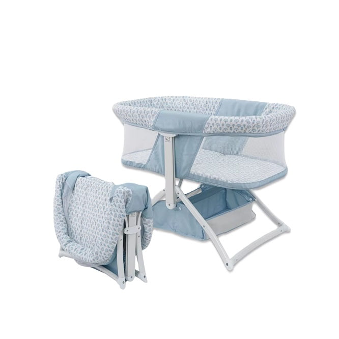 Curvear Adjustable Baby Bassinet & Bedside Sleeper: Portable Crib for Infant/Newborn with Easy Access & Comfort.