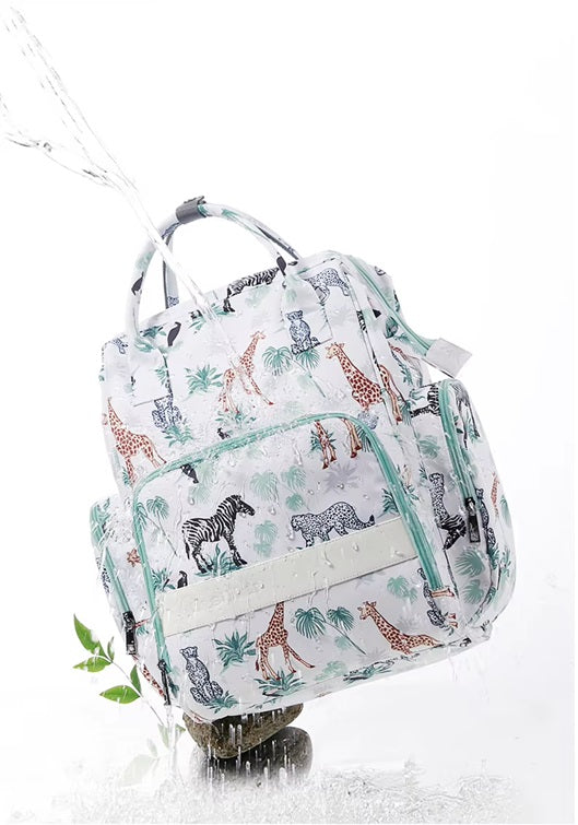 Curvear Multifunctional Waterproof Diaper Bag Backpack Nappy Changing Bag Mummy Bag with Changing Mat & Stroller Straps.