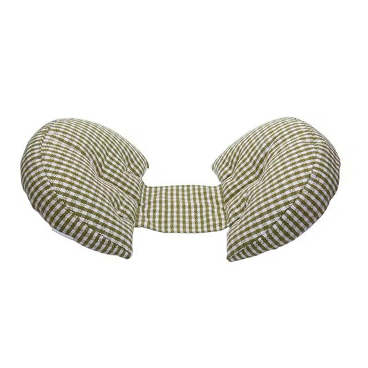 Curvear Simple Pure Color Cotton Linen Pregnancy Pillow Pregnancy Side Sleeping Waist Support Pillow Universal U-shaped Maternity Pillow.