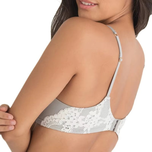 Curvear Women's Underwire Lace Bra, Thin Cotton B-DD Cups, Seamless, Sexy Brassiere, Smooth Fit for Comfortable Underwear.