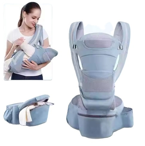 Curvear Baby Carrier Flip 4-in-1 Carrier - Ergonomic, Convertible, face-in and face-Out, Front and Back Carry for Newborns and Older Babies.