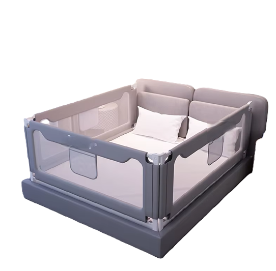 Curvear Baby Safety Bed Rail, Adjustable Child Bedside Barrier for Toddler Protection and Safety