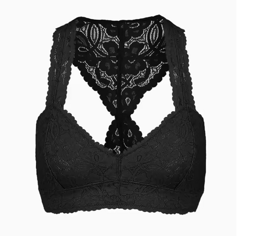 Curvear Ladies French Style Lace Bralette Sexy Bra Women Seamless Bras Underwear Wire Free Unlined Lingerie Solid Thin Brassiere 30A-40C.