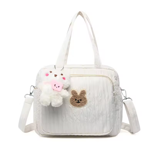 Curvear Little Mommy Bag New Korean Fashion Casual Mother and Baby Bag Cute Simple Mommy Shoulder Bag.