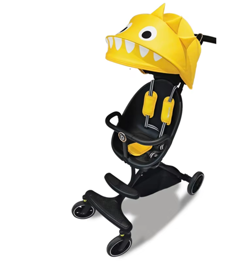 Baby Stroller with 360 Degree Rotation, Travel-Friendly with Reversible Seat and Non-Slip Comfortable Design - Great for On-the-Go Parents - Holds up to 15 kg - from Curvear .