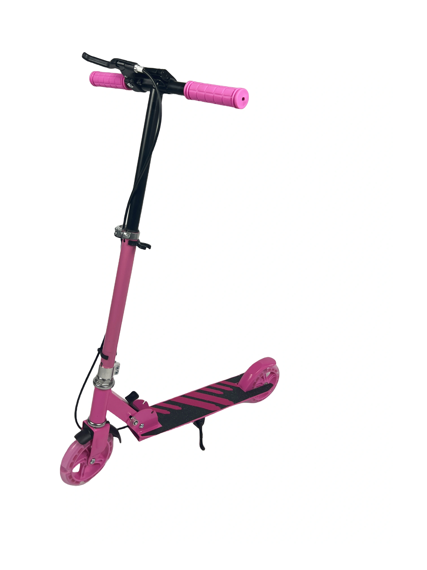 Curvear Adjustable Height Kick Scooter with 145mm Wheels, Foldable Front Tube and Handlebar for Kids.