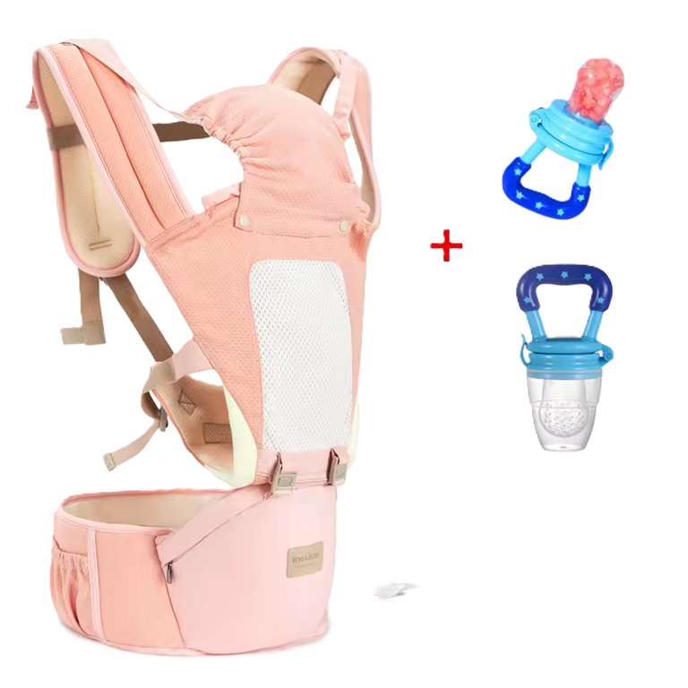 Curvear Ergonomic Baby Carrier Kangaroo Infant Hipseat, Sling Wrap Backpack for Comfortable Baby Travel and Activities.