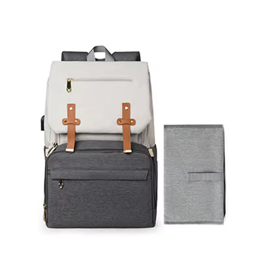 Curvear Diaper Bag Backpack, Maternity Nappy Changing Bags Multifunction Waterproof Travel Back Pack with Stroller Straps, Unisex and Stylish.