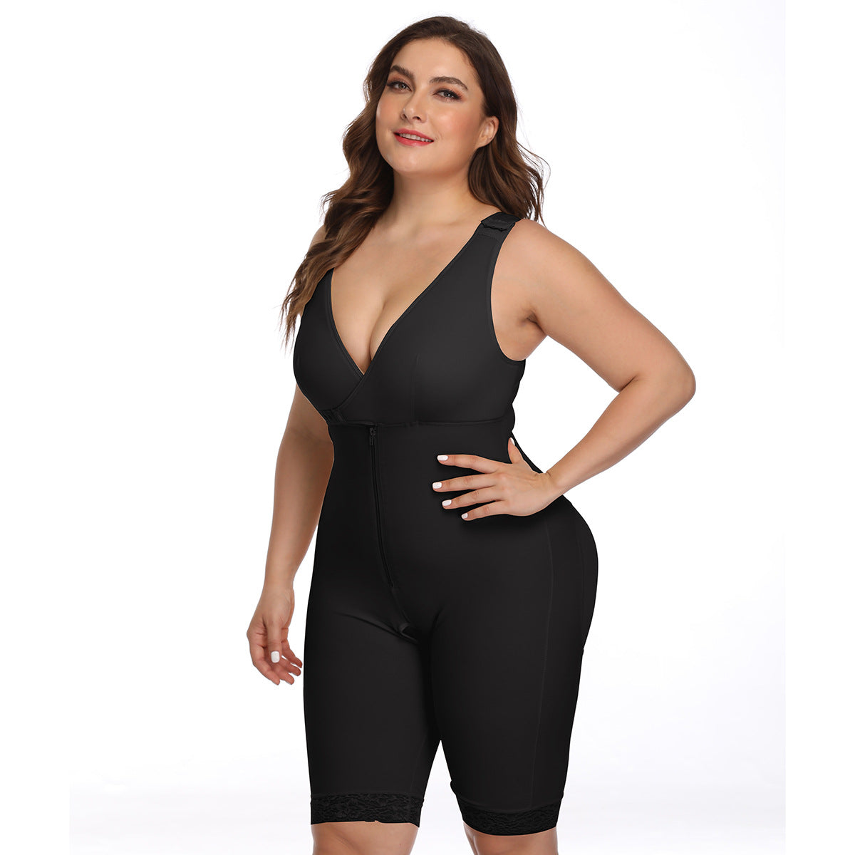 Curvear®️Full Body Shaper Modelling Waist Trainer Butt Lifter Thigh Reducer Abdominal Control Push Up Shapewear