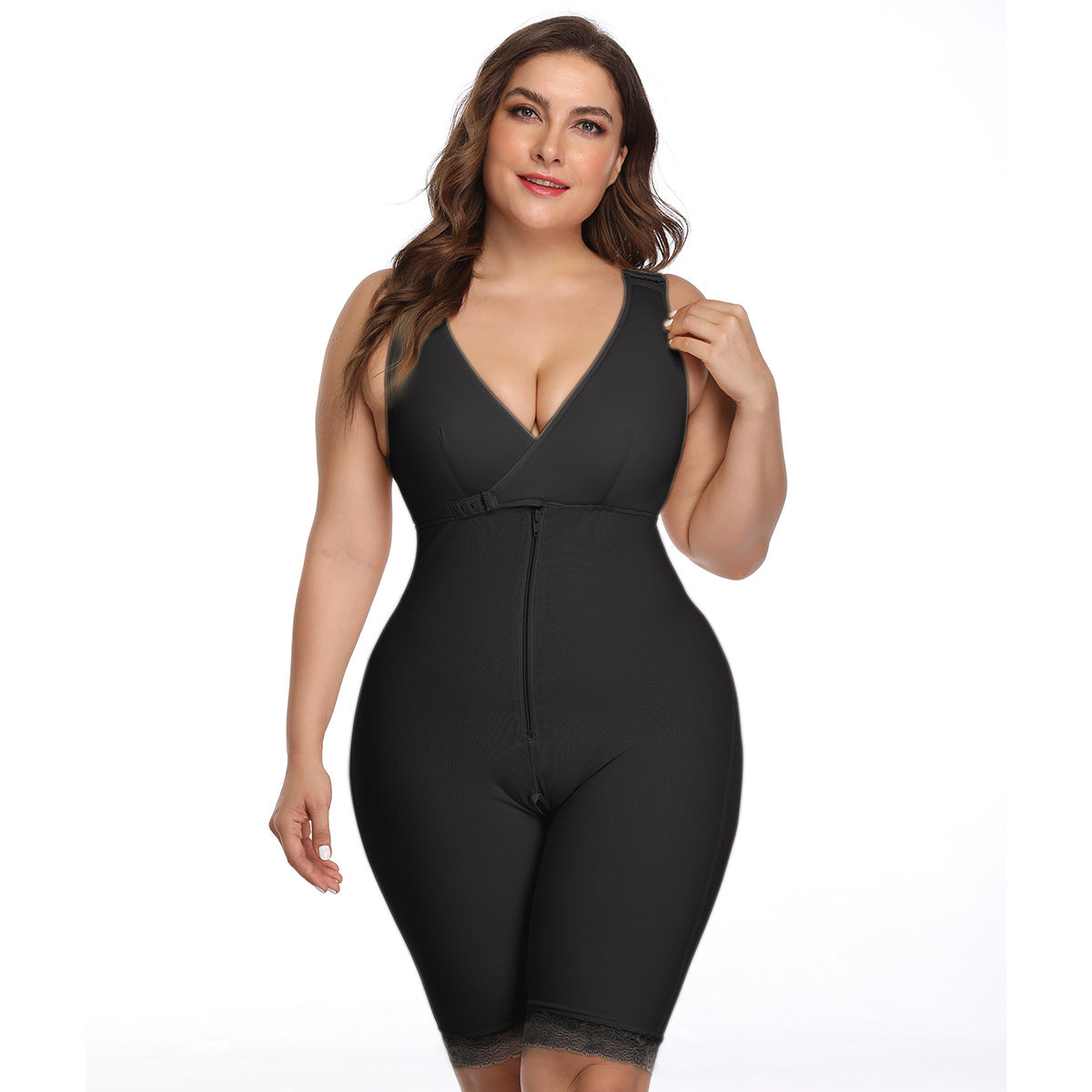 Curvear®️Full Body Shaper Modelling Waist Trainer Butt Lifter Thigh Reducer Abdominal Control Push Up Shapewear