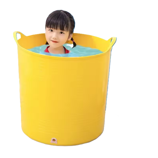Curvear Children's Bath Tub Bath Tub, Large Children, Baby Baby Bath Tub Can Sit on The Hand Height Insulation Bath Bucket.