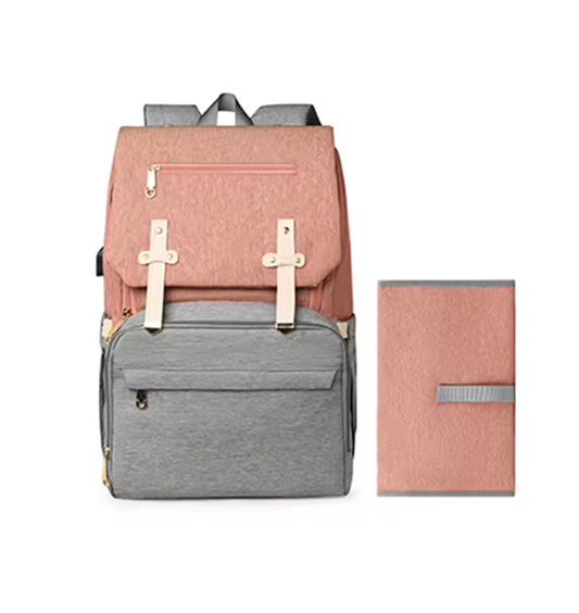 Curvear Diaper Bag Backpack, Maternity Nappy Changing Bags Multifunction Waterproof Travel Back Pack with Stroller Straps, Unisex and Stylish.