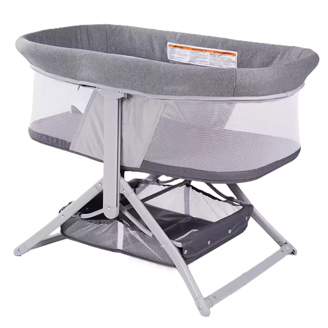 Curvear Adjustable Baby Bassinet & Bedside Sleeper: Portable Crib for Infant/Newborn with Easy Access & Comfort.