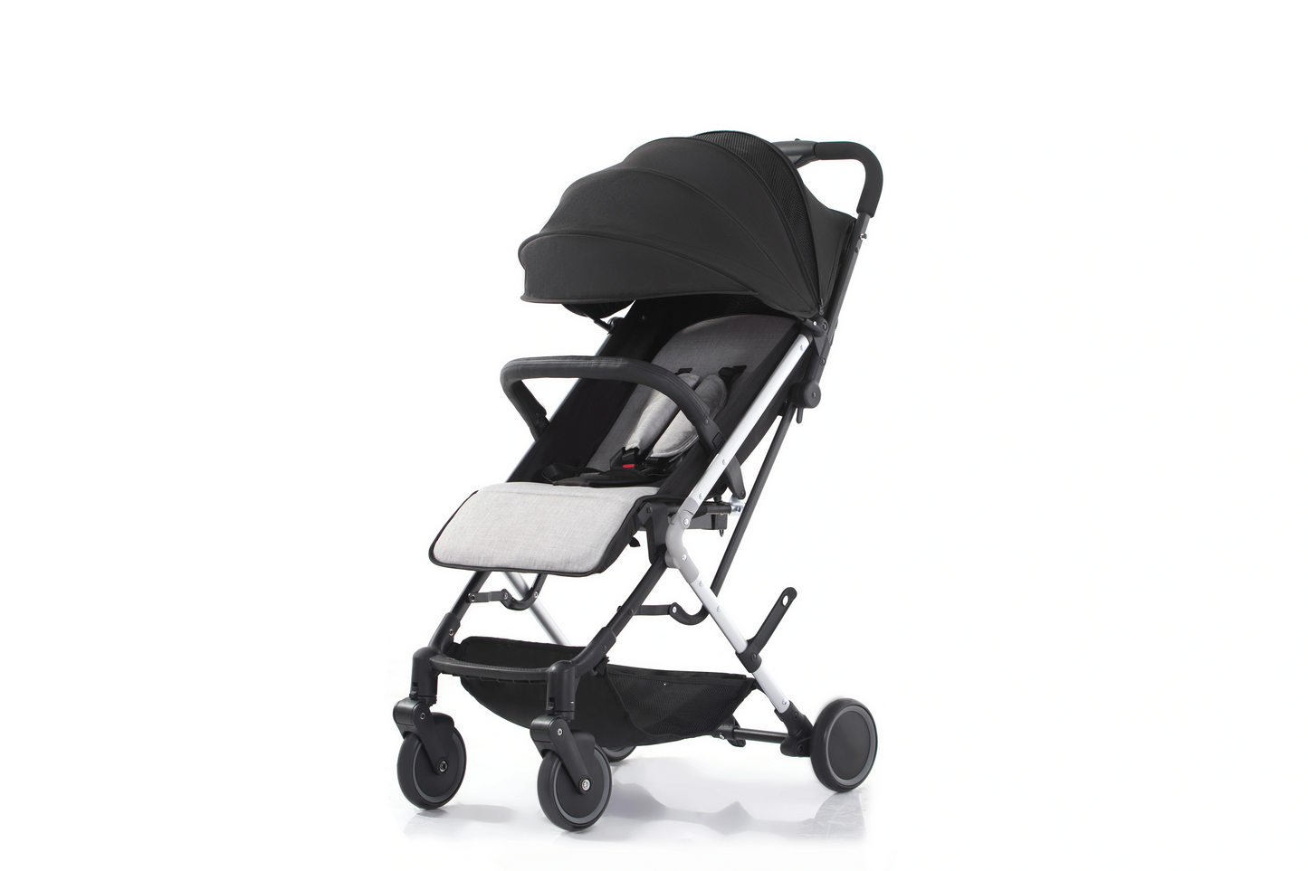 Curvear Street Smart Ace Auto Fold Stylish Newborn Baby Stroller| Aluminum Frame Pram with One Click Fold |Travel Friendly Cabin Trolley Stroller for 0-3 Years Kids|.