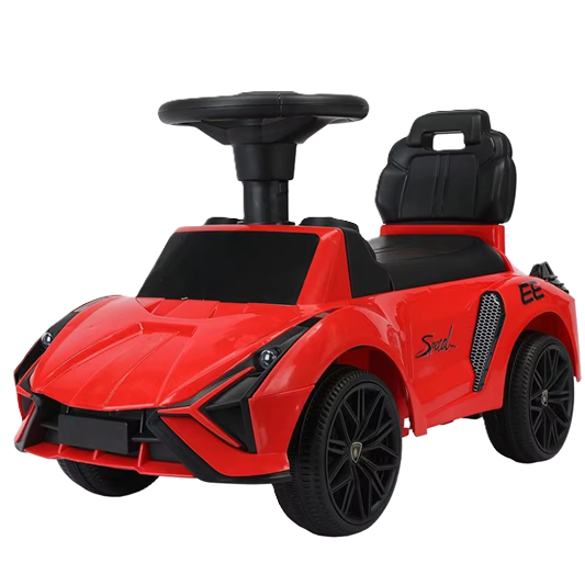 Curvear Lambo Push Ride on Car for Kids | Ride on Toy Kids Car with Music, Storage & Backrest | Ride on Baby Push Car for Baby Toddlers | Baby Car for Kids to Drive 1 to 3 Years Boy Girl.