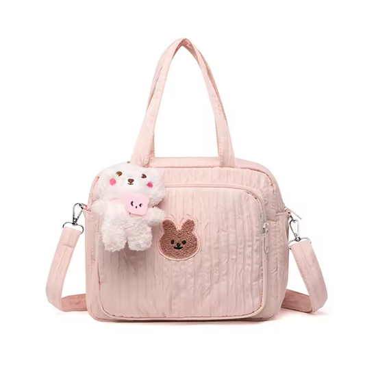 Curvear Little Mommy Bag New Korean Fashion Casual Mother and Baby Bag Cute Simple Mommy Shoulder Bag.