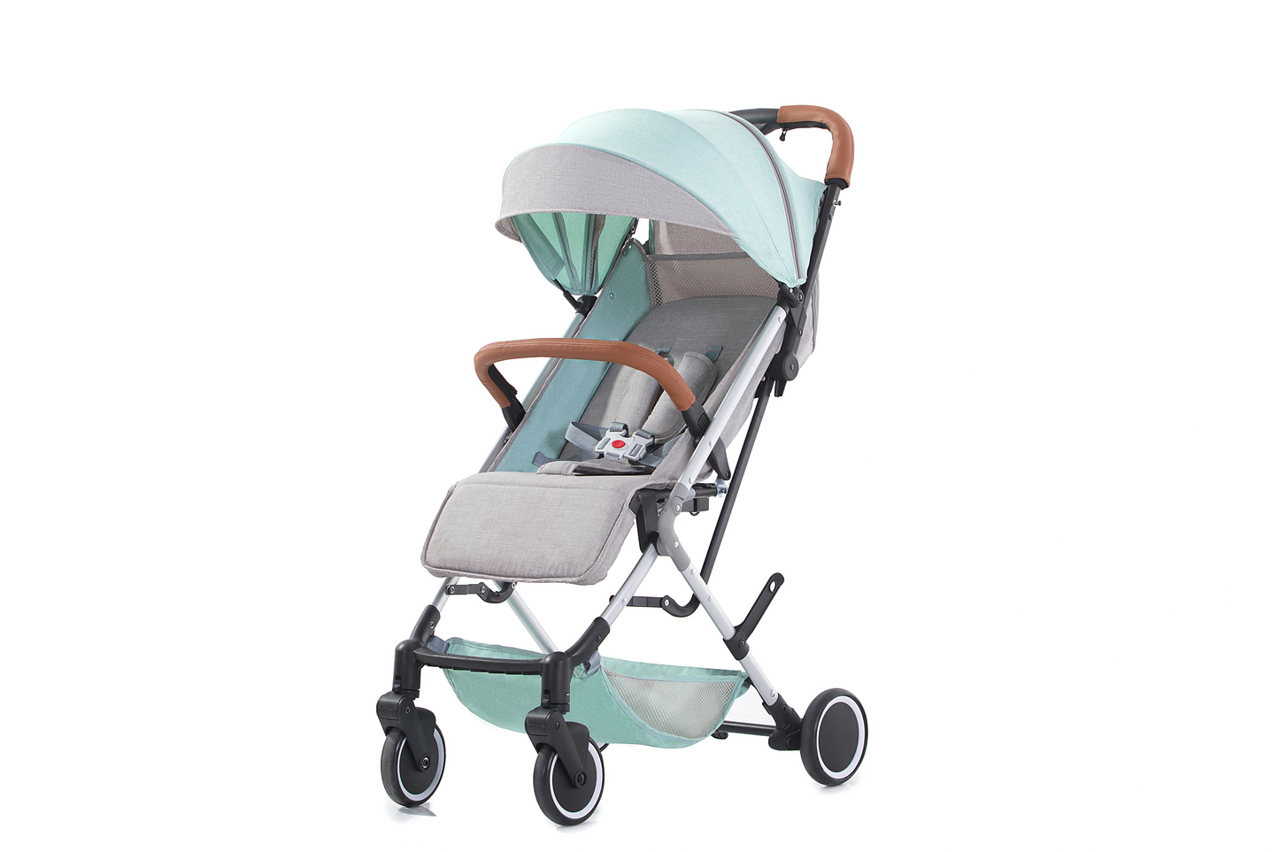 Curvear Street Smart Ace Auto Fold Stylish Newborn Baby Stroller| Aluminum Frame Pram with One Click Fold |Travel Friendly Cabin Trolley Stroller for 0-3 Years Kids|.