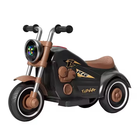 Curvear Kids Ride On Motorcycle with Bubble Maker, Powered Toddler Motorcycle with LED Light, Music, Foot Pedal, Forward/Backward, 3-Wheel Electric Motorcycle Gift for Boys & Girls.