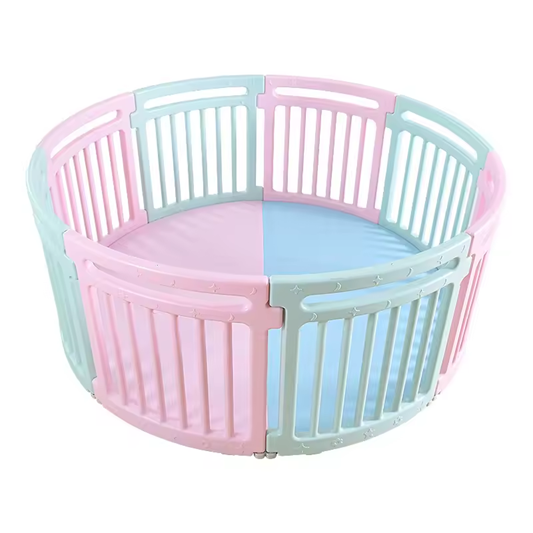 Kids round creative fence toddler games safety protective baby playpen for playing ball toy pool.