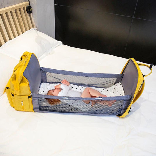 Cute Cartoon Duck Diaper Bag Backpack – Waterproof Baby Bag with Changing Compartments, Large Capacity & Insulated Pockets – Lightweight Travel Nappy Bag for Moms, Dads, Babies, Toddlers, Boys & Girls