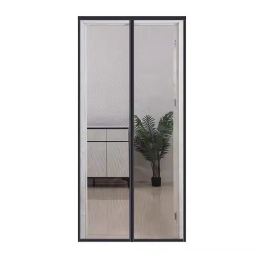 CURVEAR Premium Magnetic Screen Door with Lace Top – Hands-Free Mesh Curtain