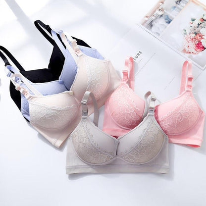 Curvear nursing Bra for Large Breast, Front Clasp Maternity Feeding Bra, Cotton Breastfeeding Bra