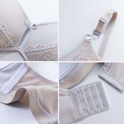 Curvear nursing Bra for Large Breast, Front Clasp Maternity Feeding Bra, Cotton Breastfeeding Bra