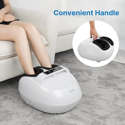 Deep Tissue Foot Massager with Heat & Remote | Shiatsu Home Spa Massage Device for Pain Relief & Relaxation