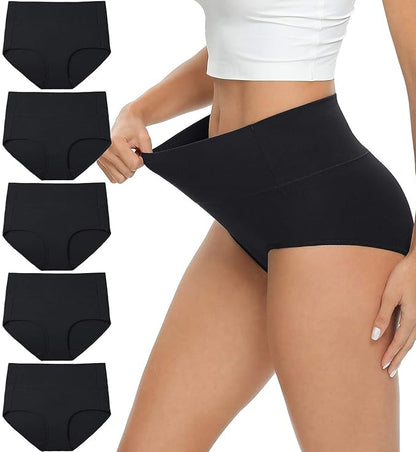 CURVEAR Leak-Proof High Waist Period Panty for Women – Reusable Menstrual Underwear with Full Coverage, Absorbent Briefs for Heavy Flow, Postpartum & Incontinence Protection