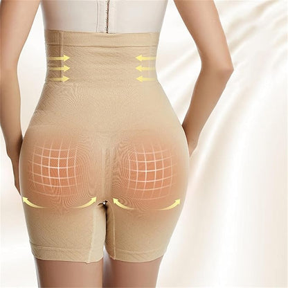 CURVEAR High Waist Tummy Control Shapewear for Women - Seamless Slimming Body Shaper Shorts | Waist Trainer Panty for Postpartum, Workout, Daily Wear - Comfortable & Breathable Fabric