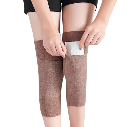 Curvear 1 Pair Winter Warm Knee Pads for Women Men Knee Protector for Cold Legs Running